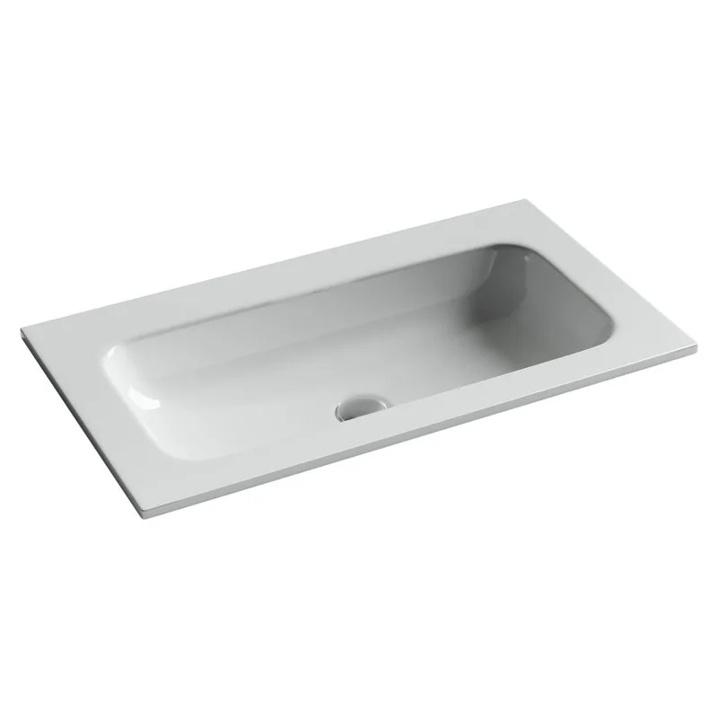 Накладная раковина Ceramicanova Grace прямоугольная без отверстия под смеситель 81 см CN7012wx Sancos — официальный сайт
