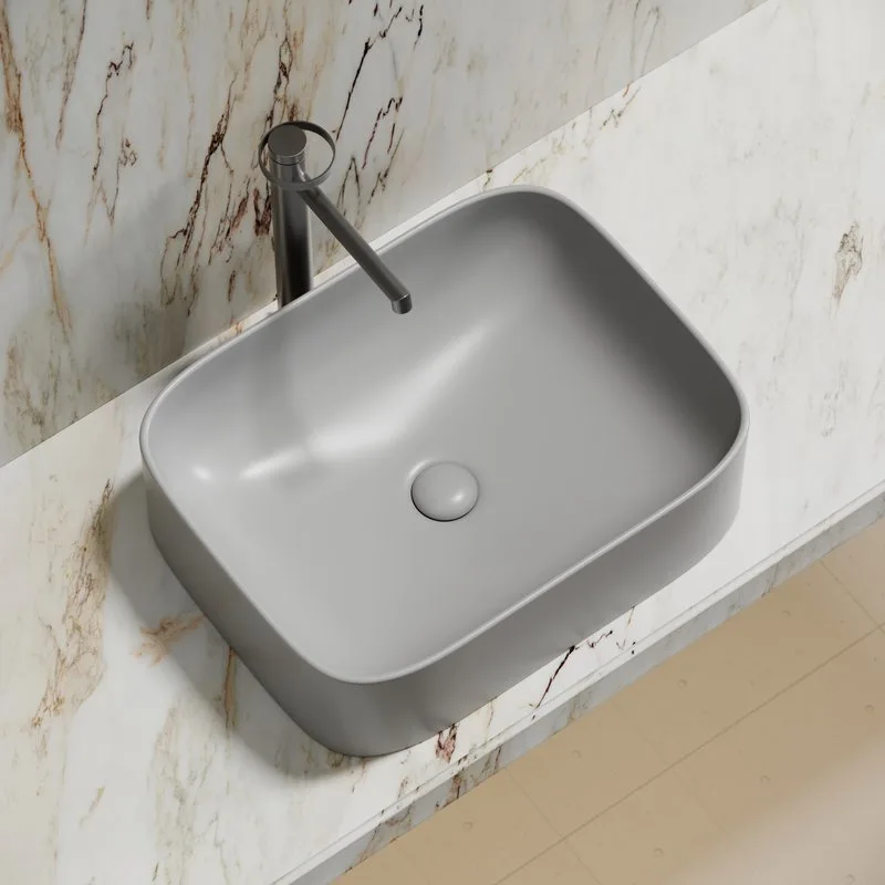 Раковина Ceramicanova Element CN6052MSG серая матовая Sancos — официальный сайт