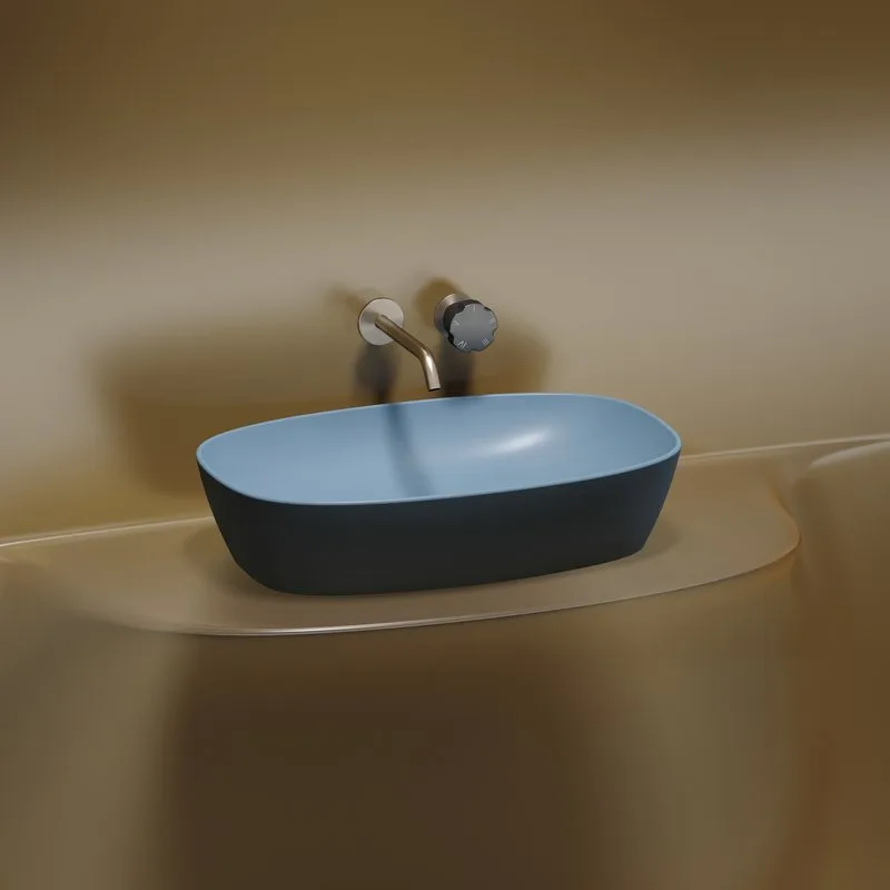 Раковина Ceramicanova Element CN6049ML голубая матовая Sancos — официальный сайт