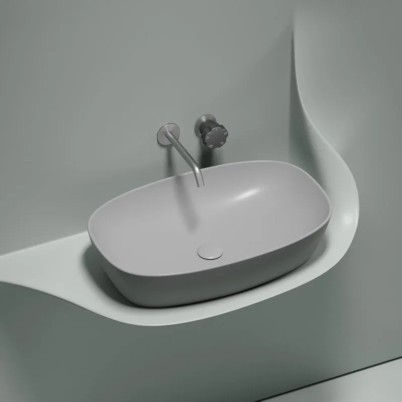 Раковина Ceramicanova Element CN6049MSG серая матовая Sancos — официальный сайт