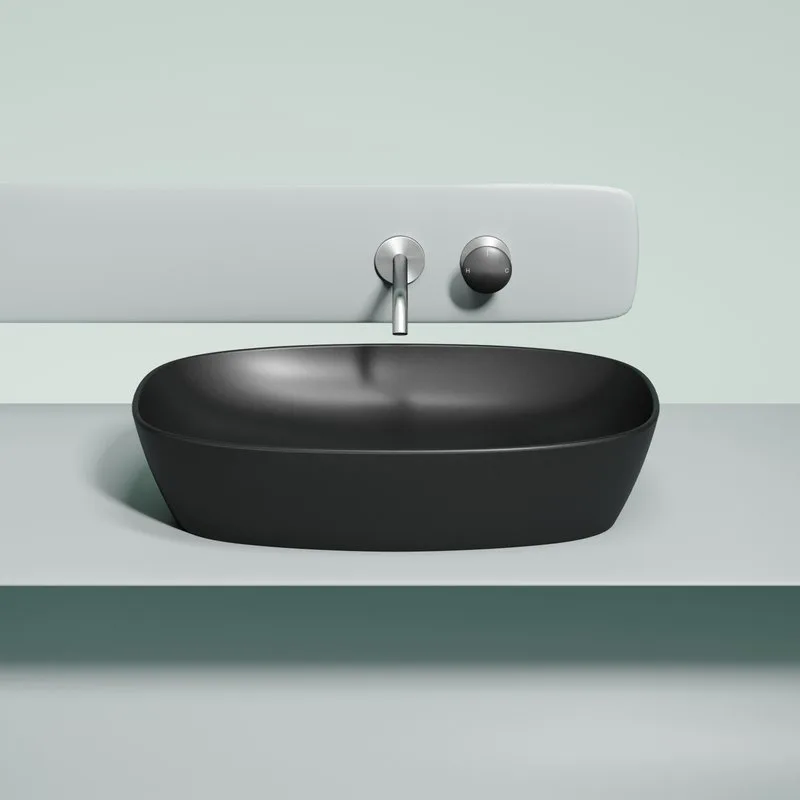 Раковина Ceramicanova Element CN6049MB черная матовая Sancos — официальный сайт