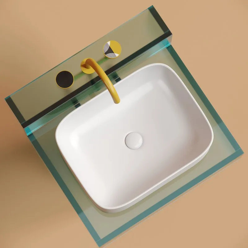 Раковина Ceramicanova Element CN6052MW белая матовая Sancos — официальный сайт