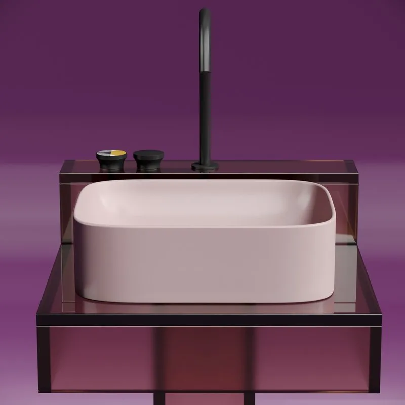 Раковина Ceramicanova Element CN6052MP розовая матовая Sancos — официальный сайт