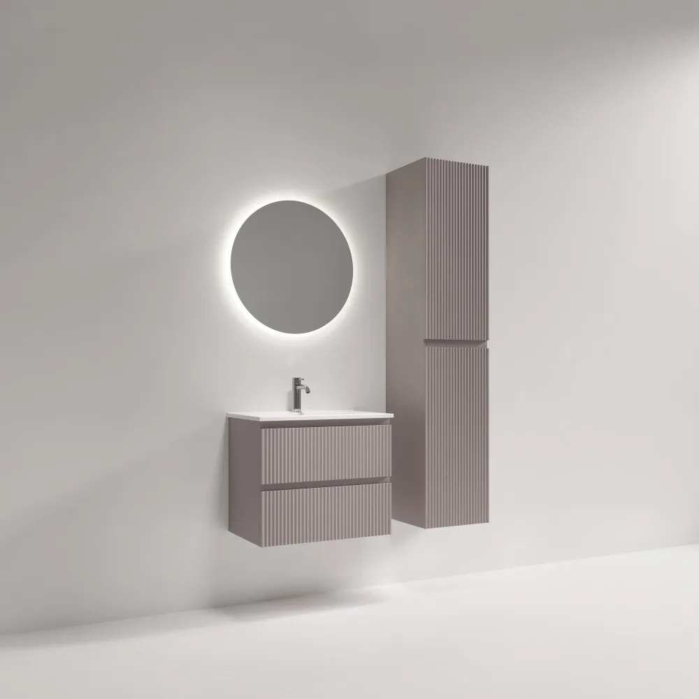 Тумба под раковину Sancos Snob R 60 подвесная Doha soft (пыльная роза), SNR60/39SM Sancos — официальный сайт