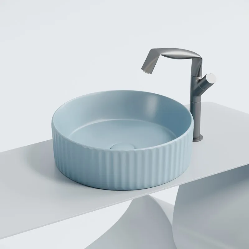 Раковина Ceramicanova Element CN6057ML голубой матовый Sancos — официальный сайт