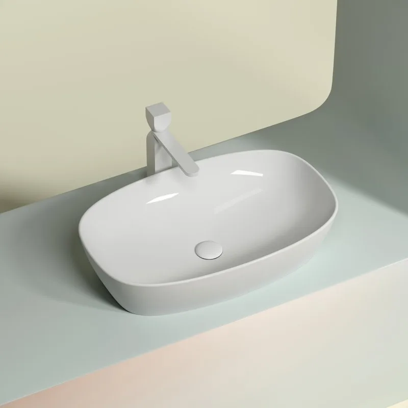 Раковина Ceramicanova Element CN6049 белая глянцевая Sancos — официальный сайт