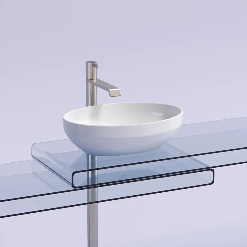 Раковина Ceramicanova Element CN6056 белая глянцевая Sancos — официальный сайт