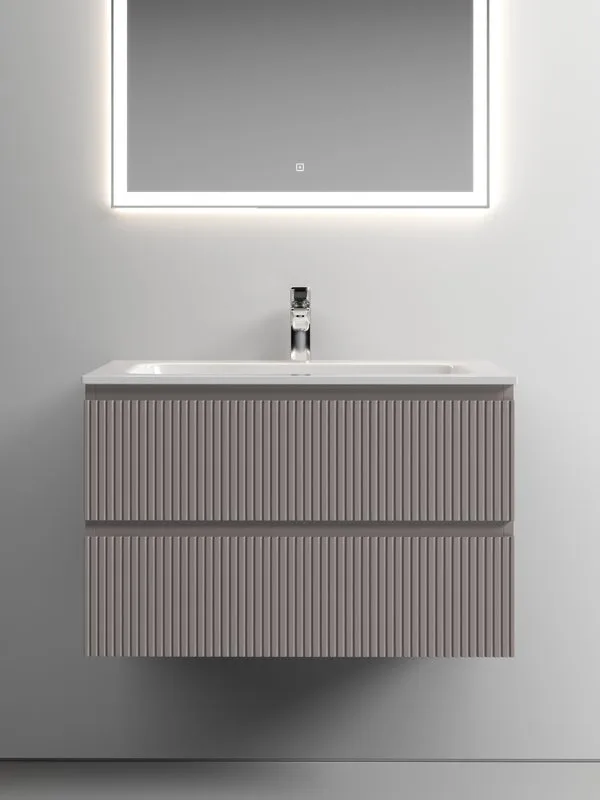 Тумба под раковину Sancos Snob T 80 подвесная Doha soft (пыльная роза), SNT80SM Sancos — официальный сайт