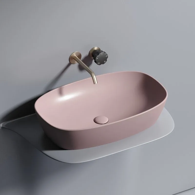 Раковина Ceramicanova Element CN6049MP розовая матовая Sancos — официальный сайт