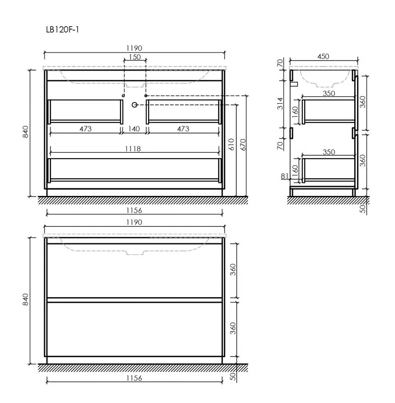 Тумба под раковину Sancos Libra Floor 120 напольный дуб чарльстон, LB120F-1ECH Sancos — официальный сайт