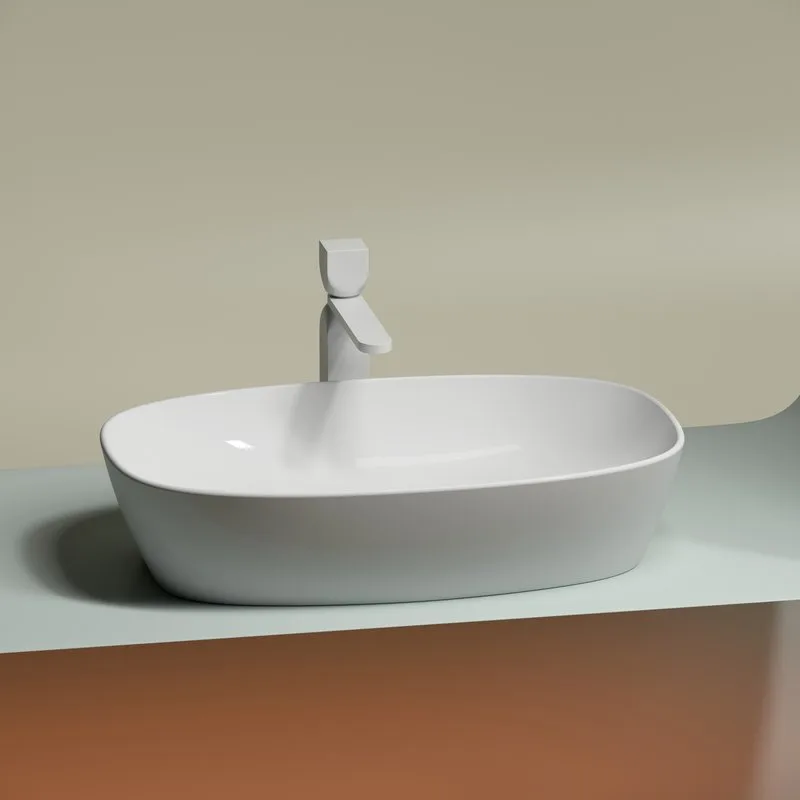 Раковина Ceramicanova Element CN6049 белая глянцевая Sancos — официальный сайт
