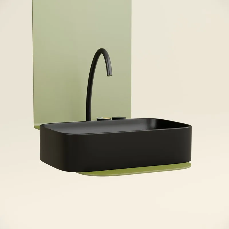 Раковина Ceramicanova Element CN6053MB черная матовая Sancos — официальный сайт