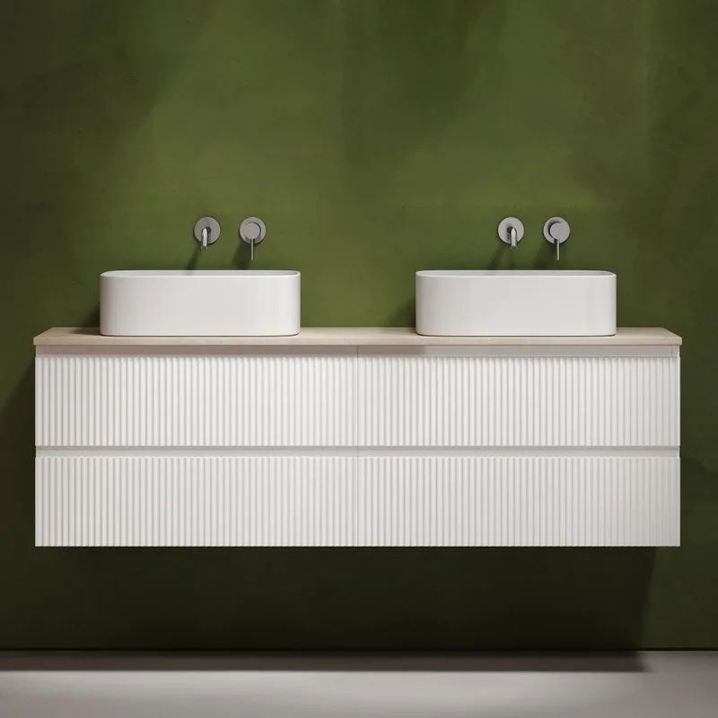 Тумба с раковиной Sancos Snob R 160 bianco, столешница бежевая TT160A2, раковина CN6052 Sancos — официальный сайт