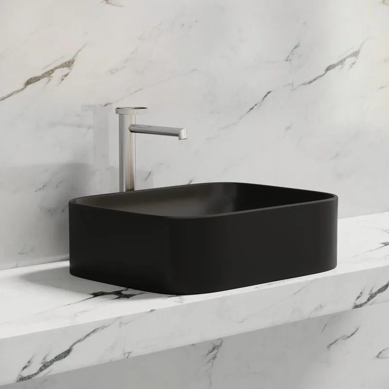 Раковина Ceramicanova Element CN6052MB черная матовая Sancos — официальный сайт