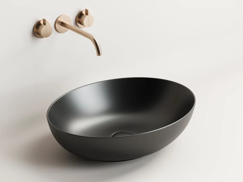 Раковина Ceramica Nova Element CN6017MB черный матовый Sancos — официальный сайт