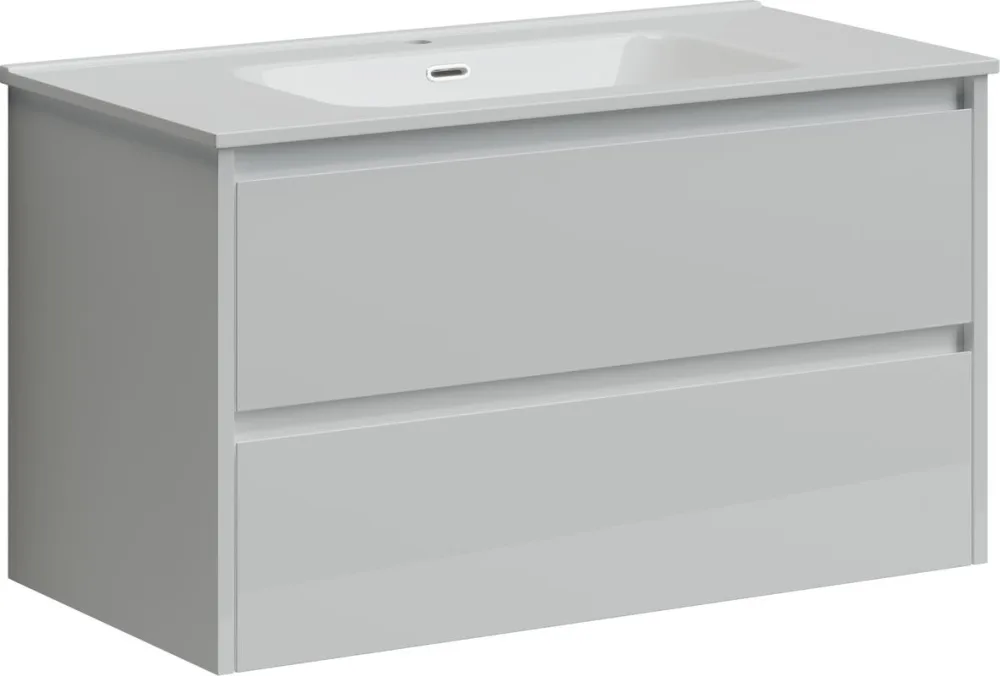 Тумба под раковину Sancos Libra 90 подвесная белый глянец, LB90W Sancos — официальный сайт