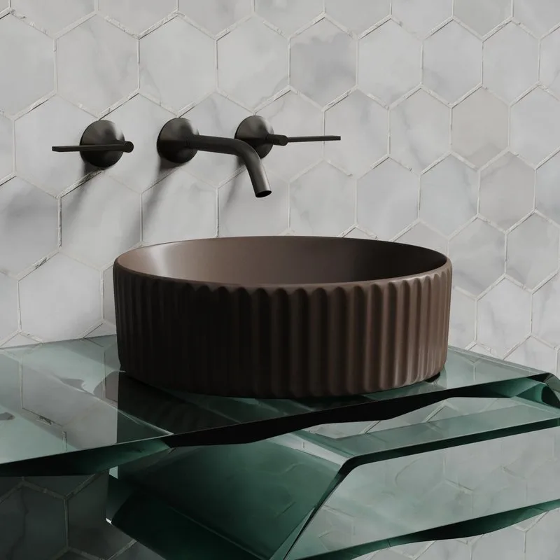 Раковина Ceramicanova Element CN6057MDB темно-коричневый матовая Sancos — официальный сайт