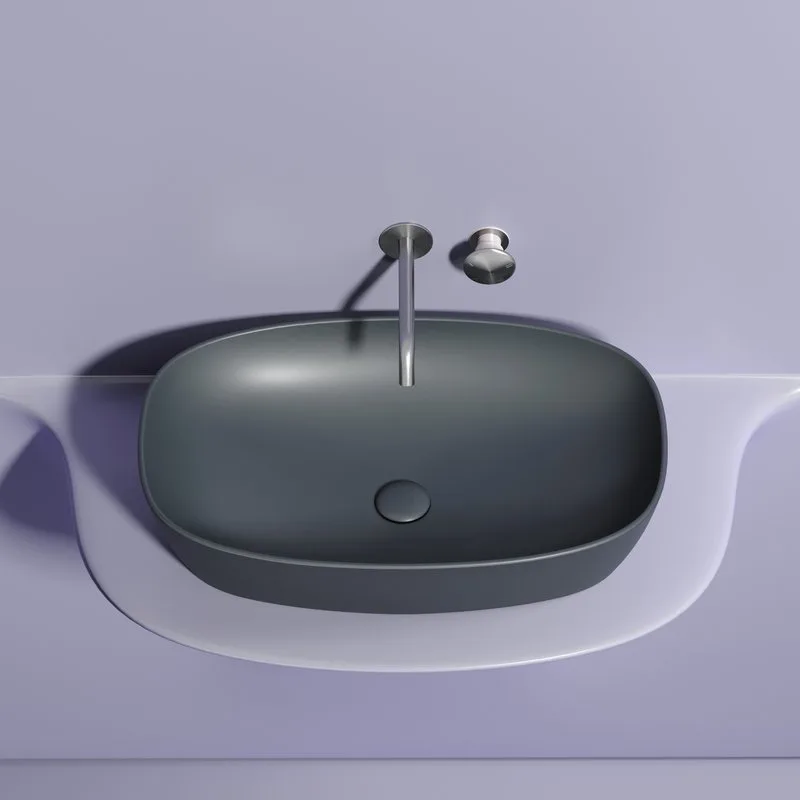 Раковина Ceramicanova Element CN6049MDH темный антрацит матовая Sancos — официальный сайт