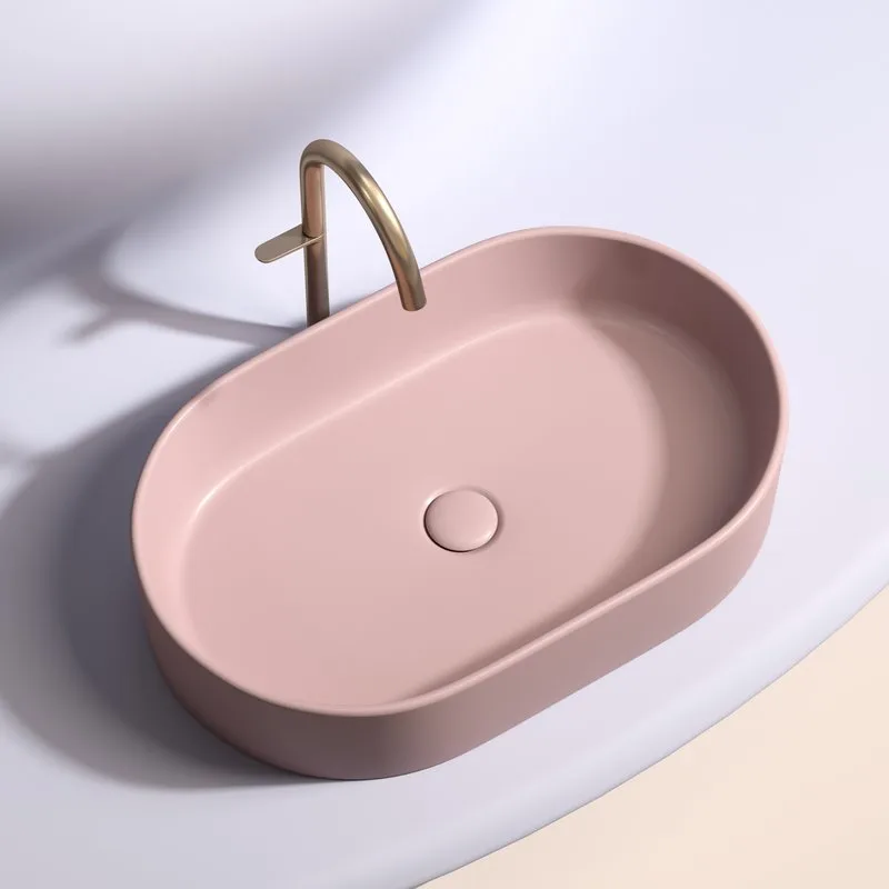Раковина Ceramicanova Element CN6048MP розовая матовая Sancos — официальный сайт