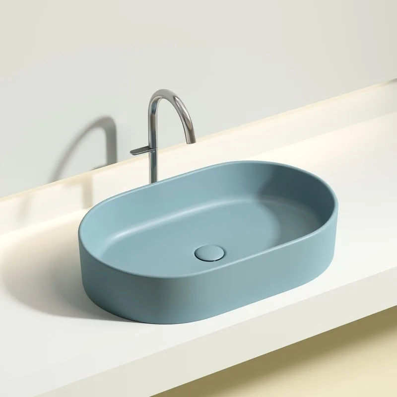 Раковина Ceramicanova Element CN6048MLG зеленая матовая Sancos — официальный сайт