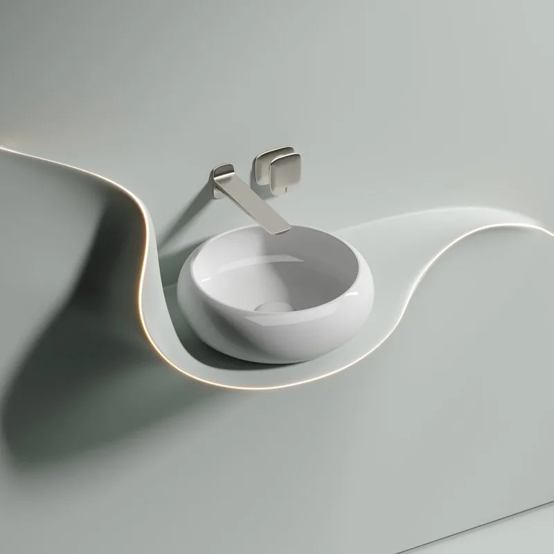 Раковина Ceramicanova Element CN6050 белая глянцевая Sancos — официальный сайт