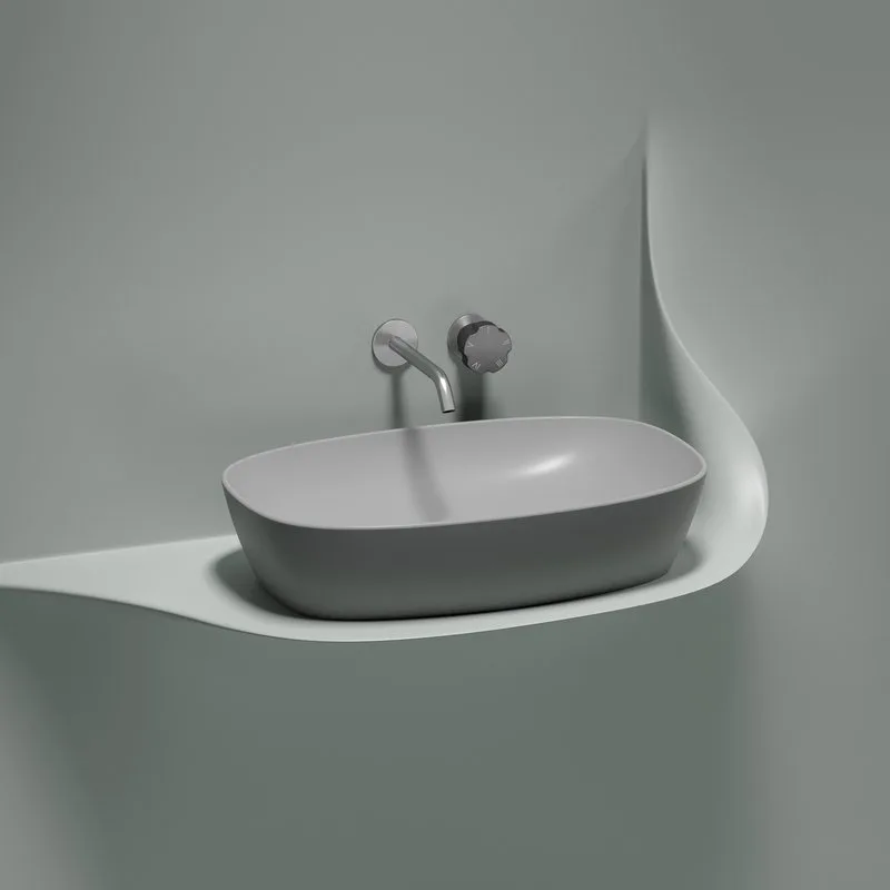 Раковина Ceramicanova Element CN6049MSG серая матовая Sancos — официальный сайт