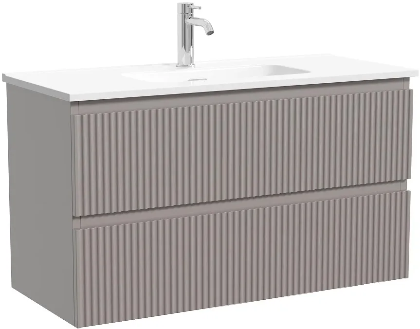 Тумба под раковину Sancos Snob R 90 подвесная Doha soft (пыльная роза), SNR90/39SM Sancos — официальный сайт