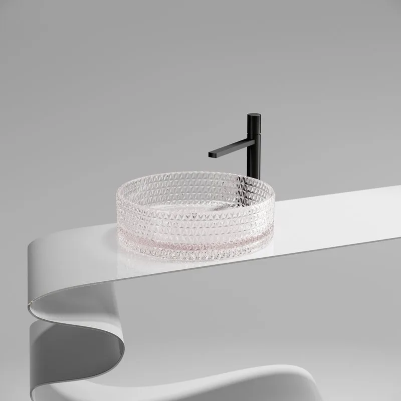 Раковина Ceramicanova Cristal CN6061 розовая Sancos — официальный сайт