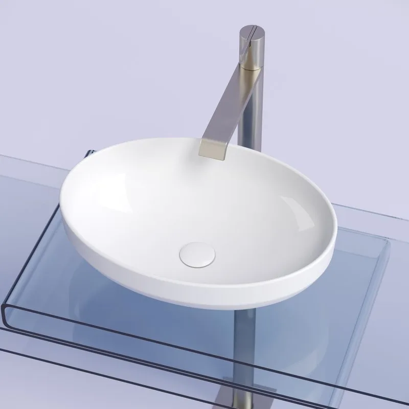 Раковина Ceramicanova Element CN6056 белая глянцевая Sancos — официальный сайт