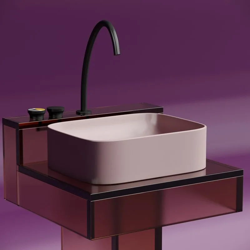Раковина Ceramicanova Element CN6052MP розовая матовая Sancos — официальный сайт