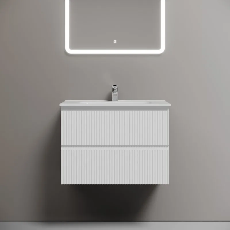 Тумба под раковину Sancos подвесная Snob R 70 Bianco SNR70W Sancos — официальный сайт