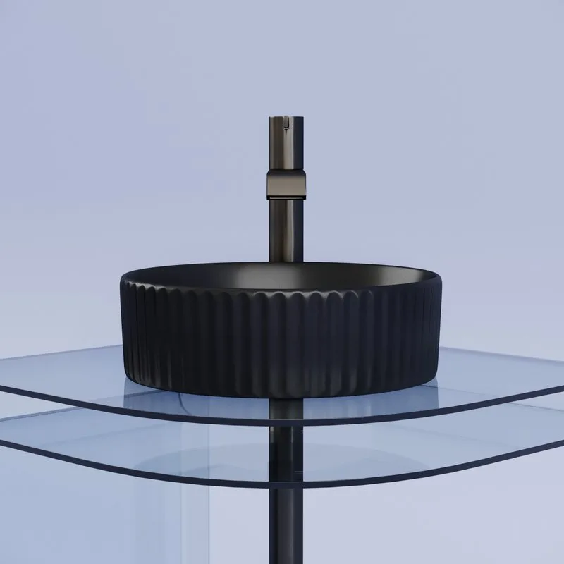 Раковина Ceramicanova Element CN6057MB черная матовая Sancos — официальный сайт