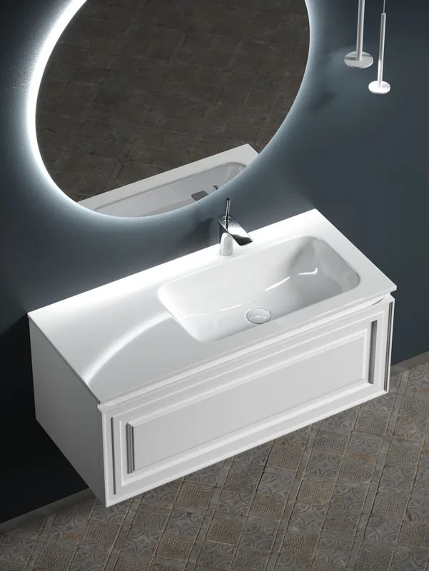 Тумба с раковиной Sancos Very 100 R bianco Sancos — официальный сайт