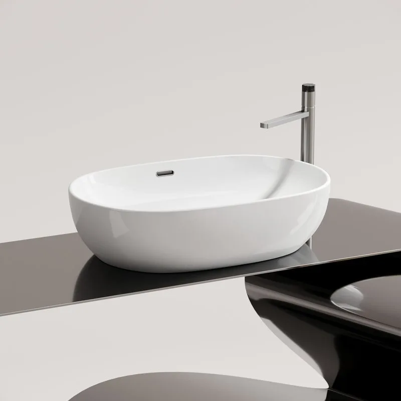 Раковина Ceramicanova Element CN6064 белая глянцевая Sancos — официальный сайт