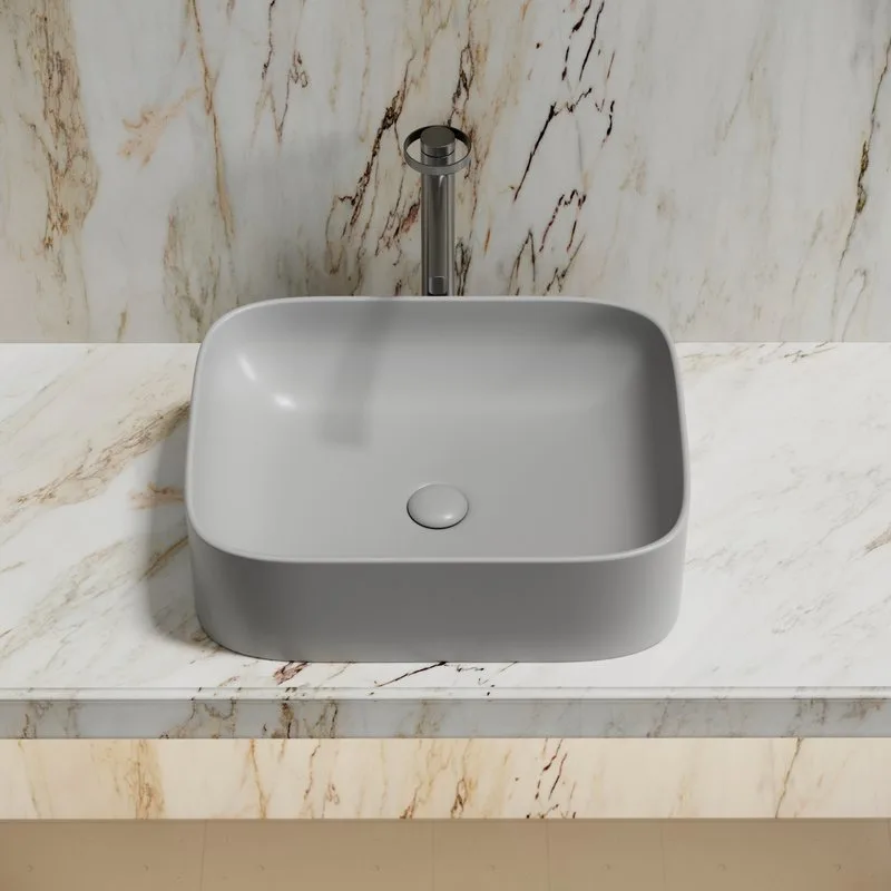 Раковина Ceramicanova Element CN6052MSG серая матовая Sancos — официальный сайт