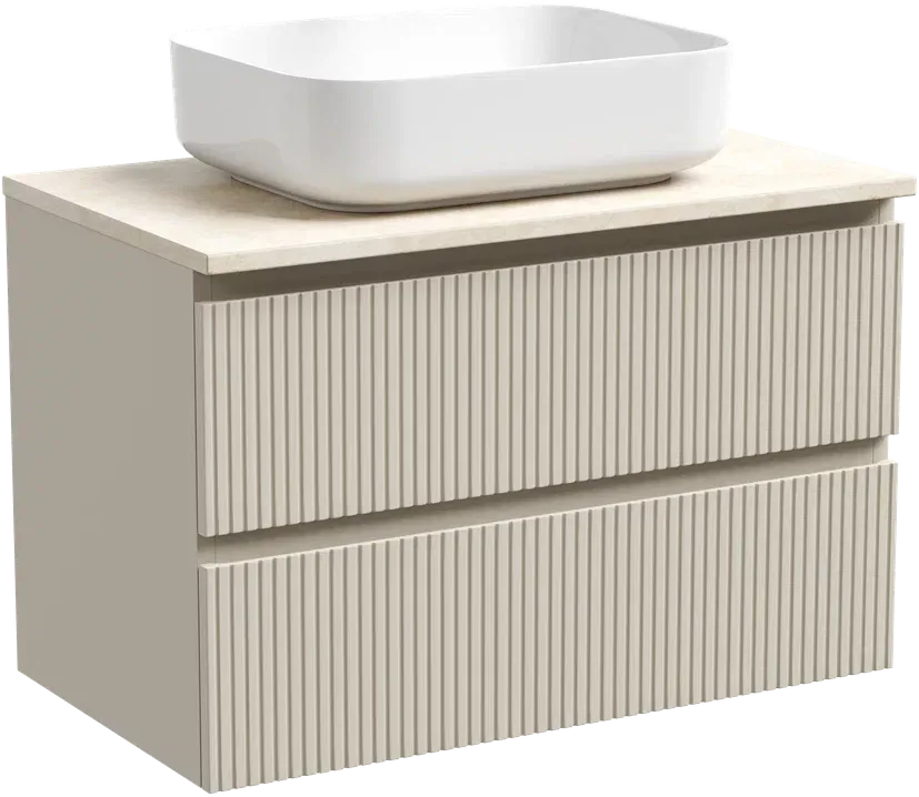 Тумба под раковину со столешницей Sancos Snob T 80 beige soft, столешница бежевая Sancos — официальный сайт