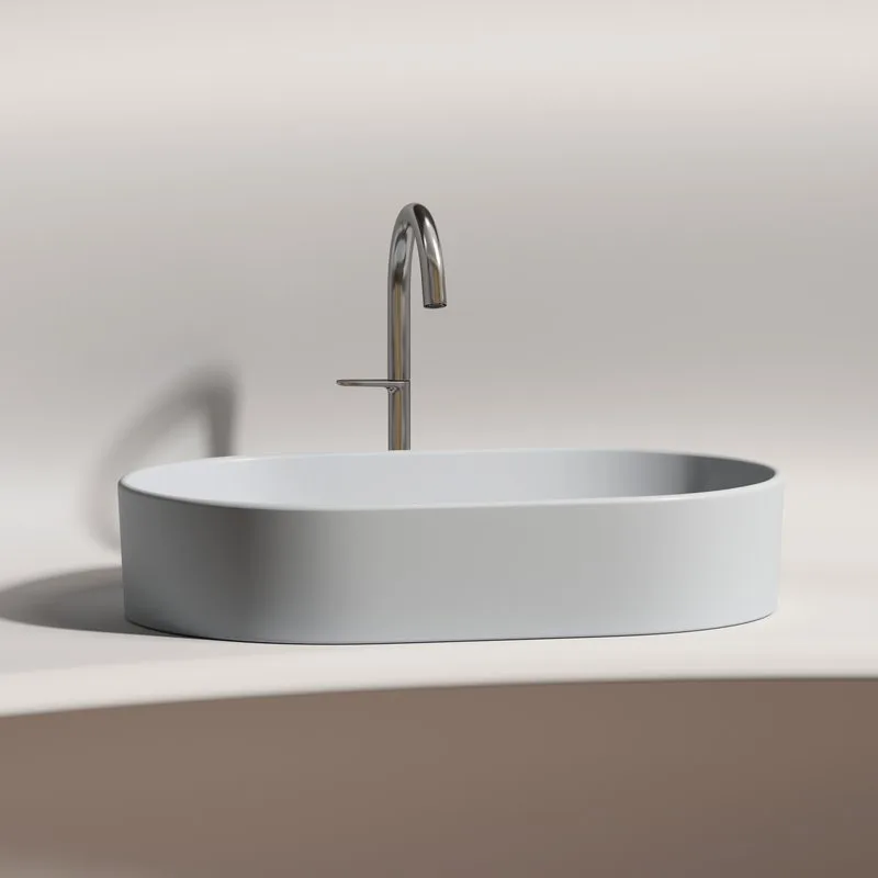Раковина Ceramicanova Element CN6048MSG серая матовая Sancos — официальный сайт