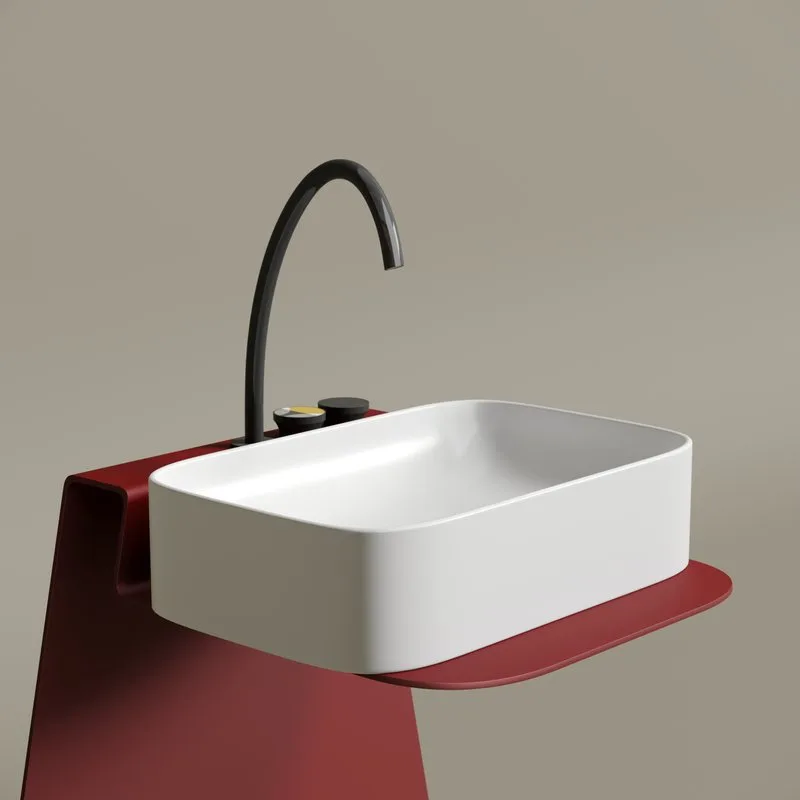 Раковина Ceramicanova Element CN6053MW белая матовая Sancos — официальный сайт