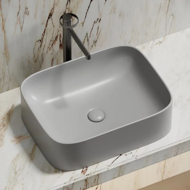 Раковина Ceramicanova Element CN6052MSG серая матовая Sancos — официальный сайт